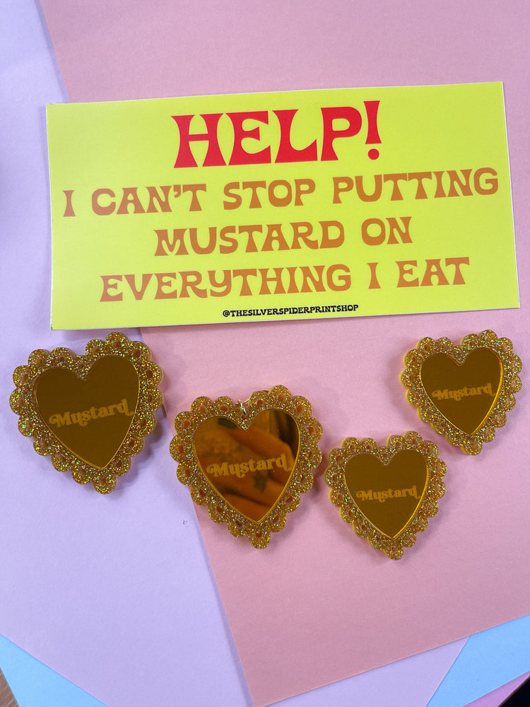 Mustard Obsession Hearts