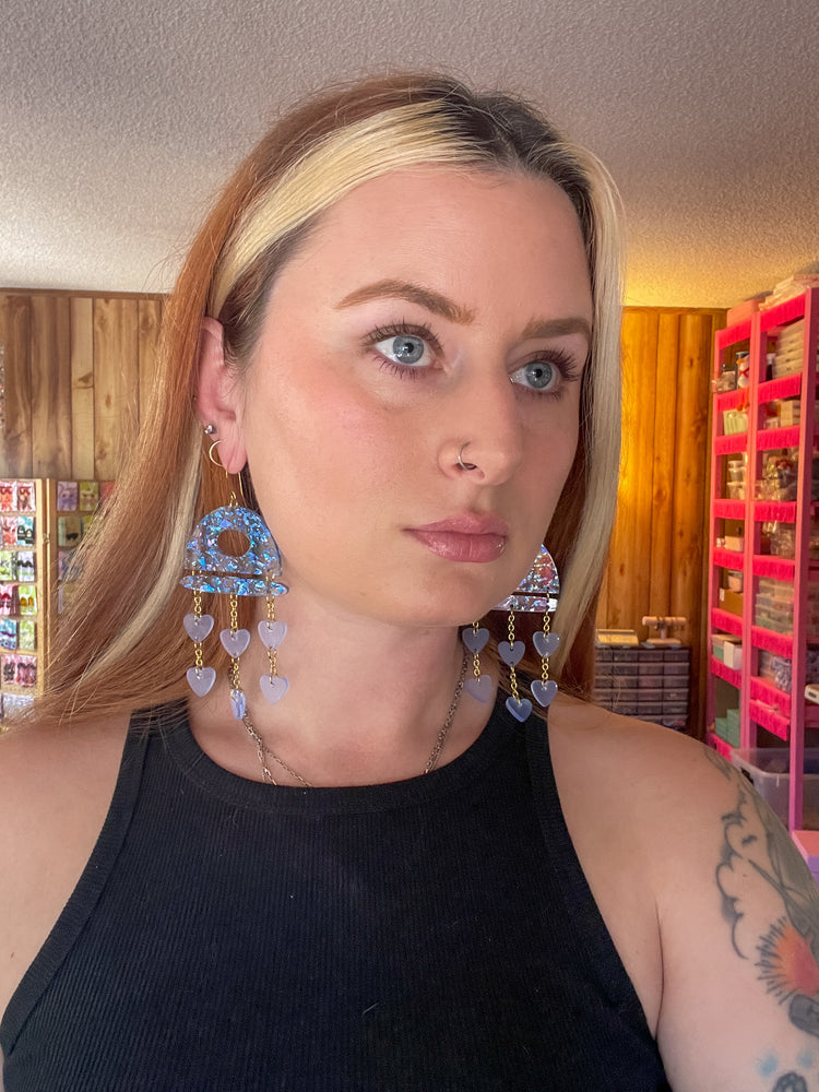 Icee Blue Flake Cleo Hearts - Shop Cholla x Hyde