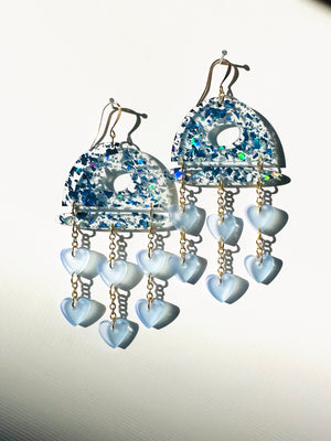 Icee Blue Flake Cleo Hearts - Shop Cholla x Hyde