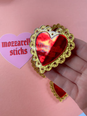 Mozzarella Sticks Obsession Hearts
