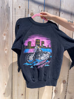 Neon Nights Motorcycle Crewneck