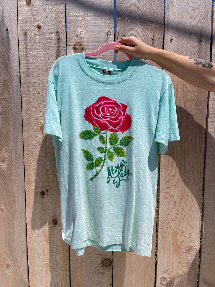 Always a Lady Rose Tee
