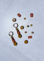 Sienna Flower Hoops