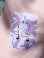 Freshwater Pearl and Howlite Hooks