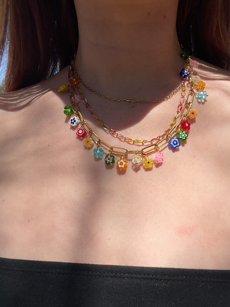 Lucky Dip Flower Necklace