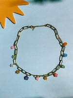 Lucky Dip Flower Necklace