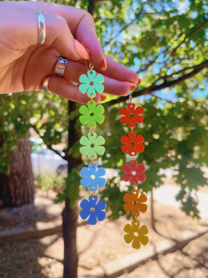 70's Gloss Groovy Flowers - Rainbow