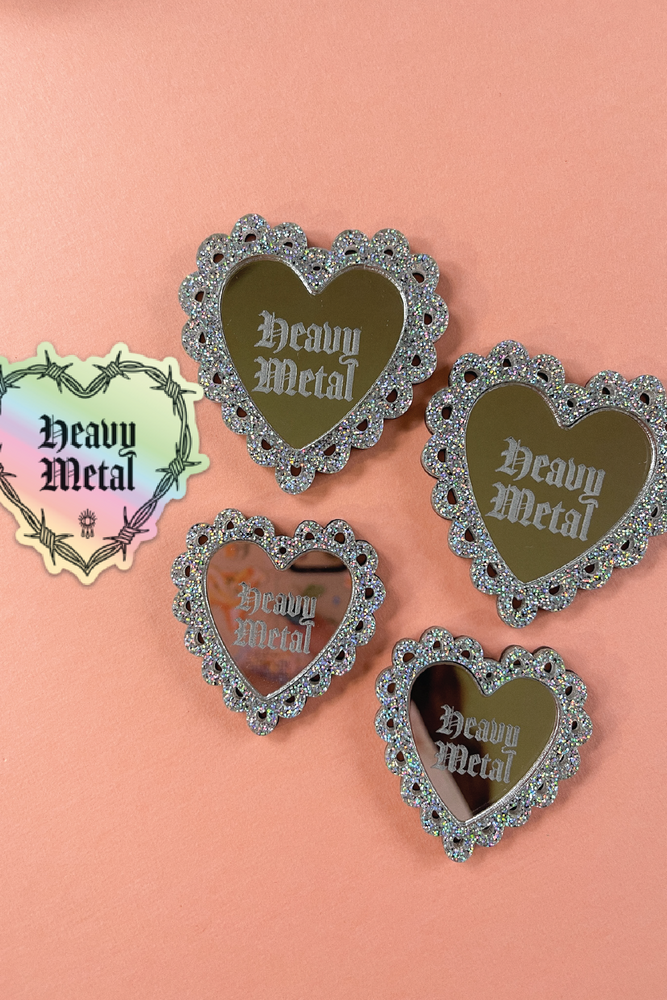 Heavy Metal Obsession Hearts