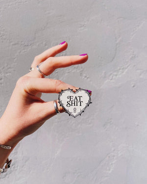 Eat Shit Enamel Pin