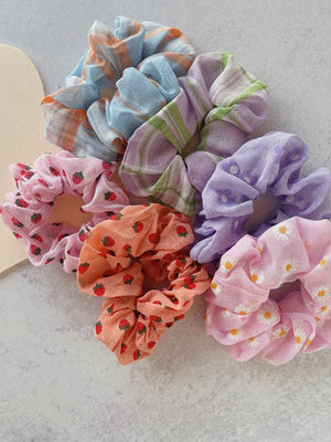 
                
                    Load image into Gallery viewer, Chiffon Scrunchies
                
            