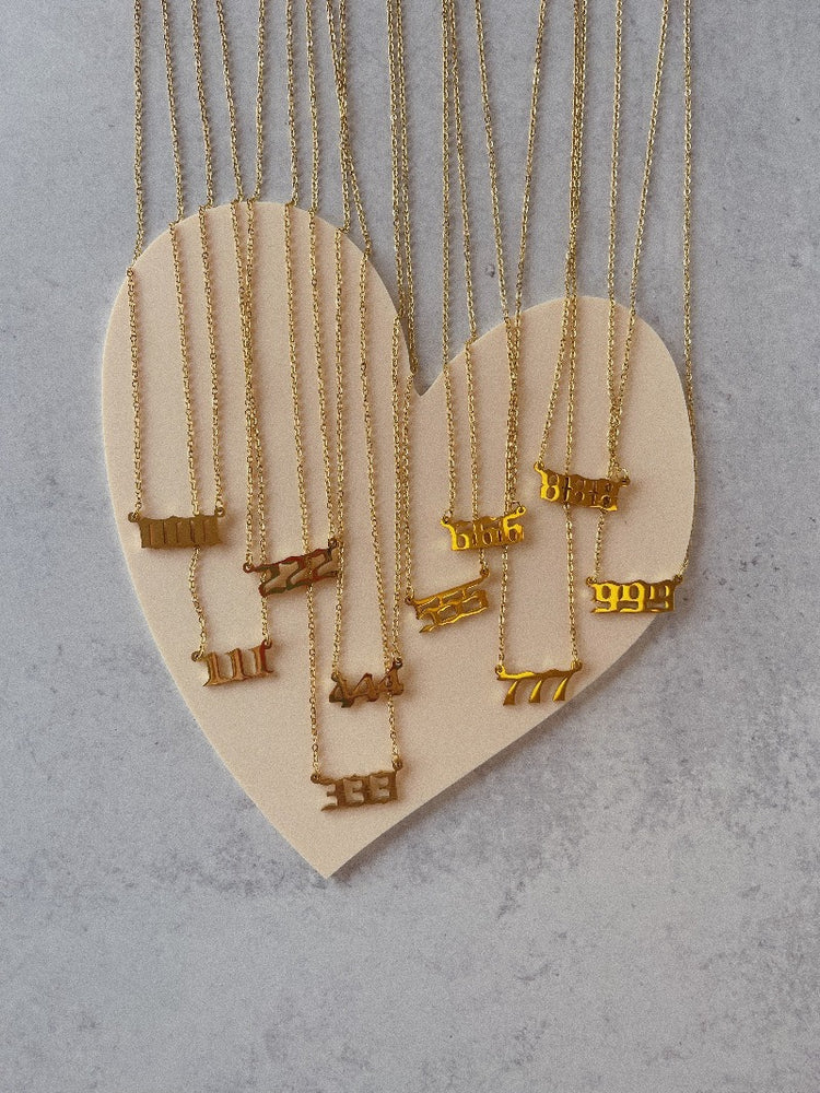 Angel Numbers Necklaces