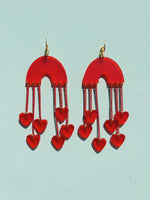 Frosted Strawberry Chaining Hearts