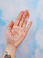 Don't Fucking Talk to Me Affirmation Hoops