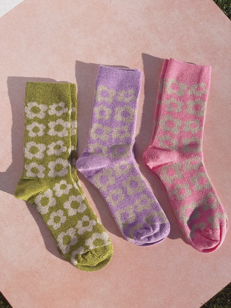 Summer Flower Socks