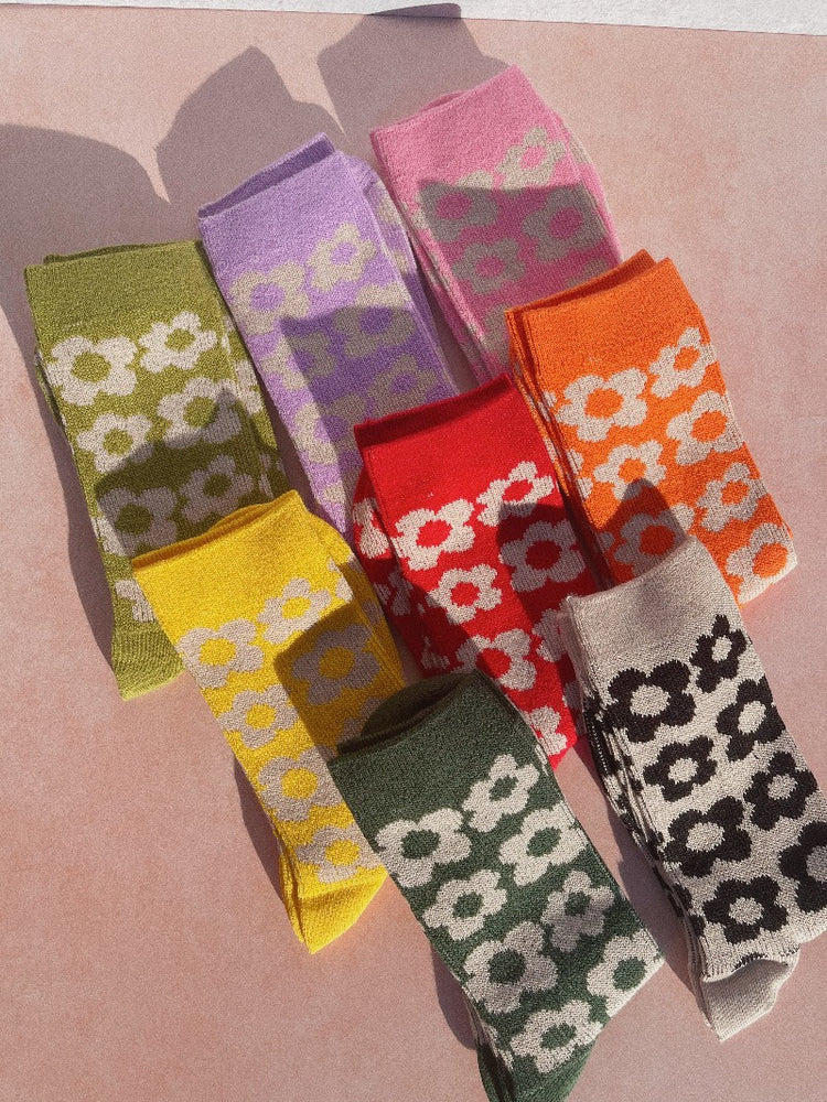 Summer Flower Socks