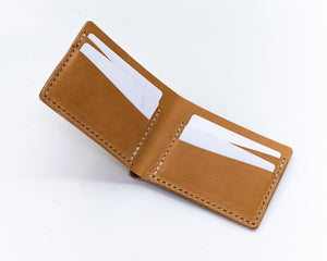 Bifold Leather Wallet by Strange Customs
