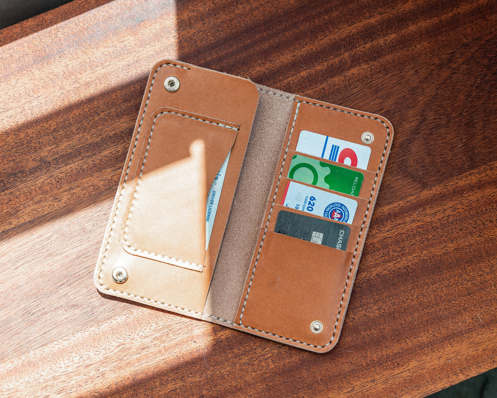 Biker Long Wallet by Strange Customs