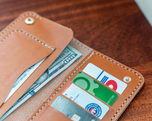 Biker Long Wallet by Strange Customs