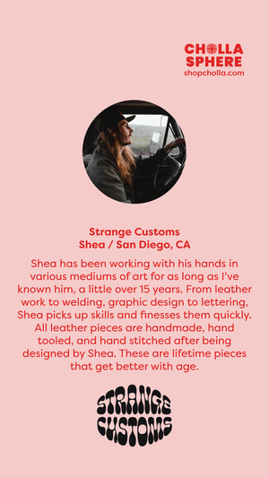 Slim Card Wallet by Strange Customs